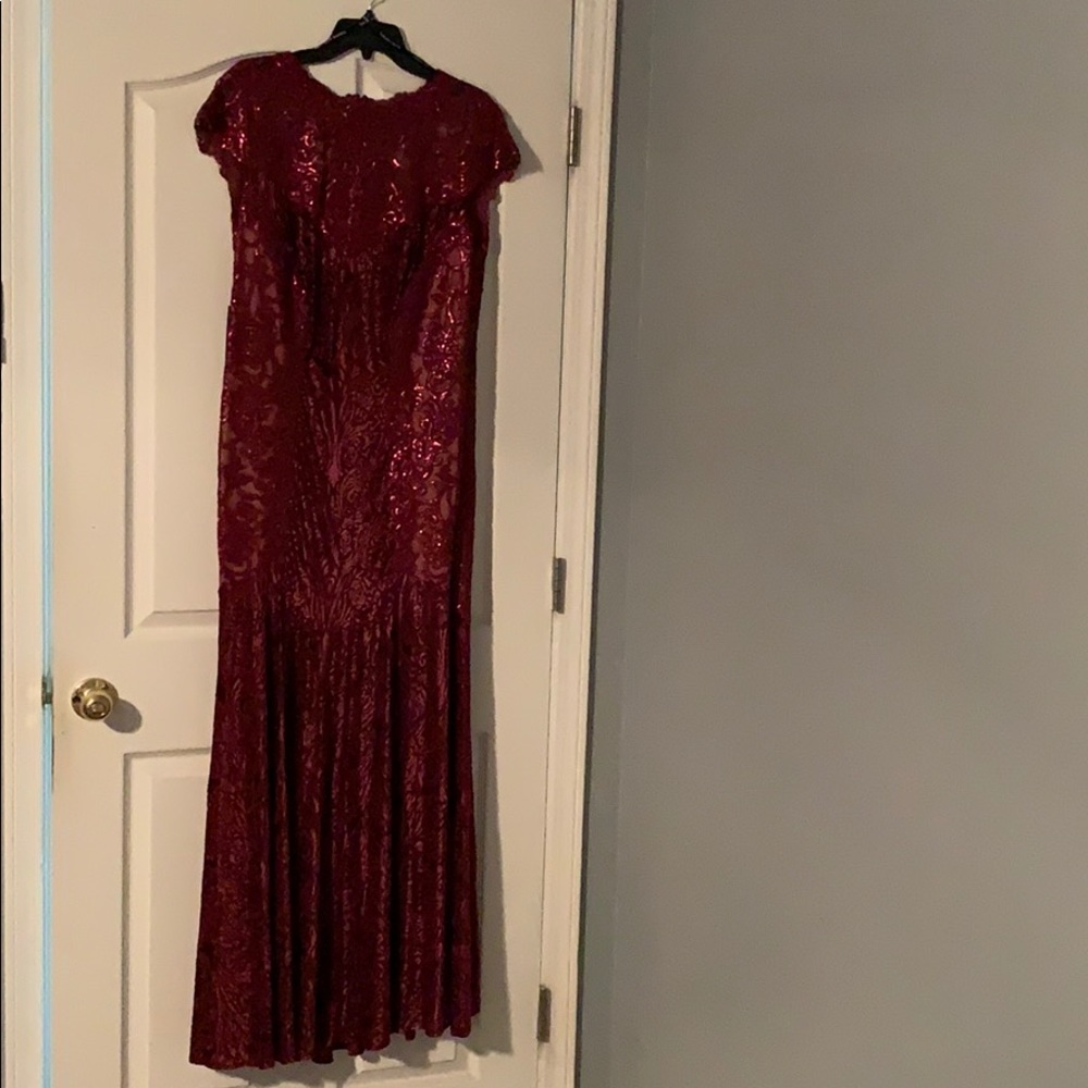 Brand New Ruby Red Gala Gown